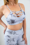Energy Grey Tie Dye Sports Bra