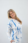 Retro Tie Dye Long Sleeve Top