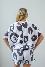 Lauren Leopard Print Shorts