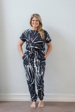 Reward Yourself Tie Dye Pocketed Jumpsuit