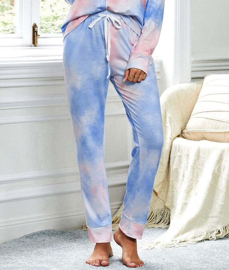 Time for Coffee Tie-dye Pants - SAVANNAH